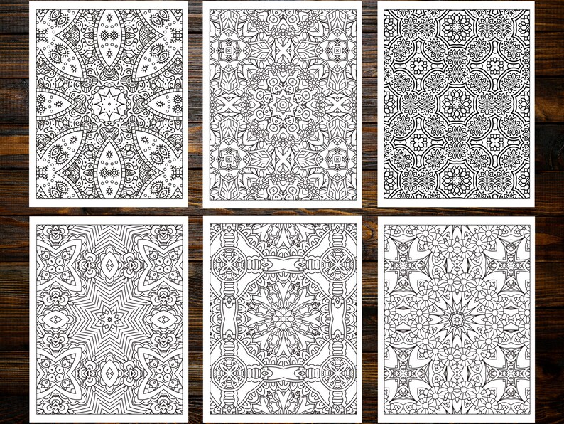 Intricate Mandalas Coloring Book: Mindful Creations for Stress Relief and Relaxation