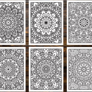 Mandala Coloring for Stress Relief: Finding Inner Peace Through Art (Printable Pages)