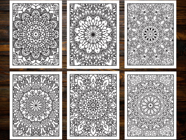 Mandala Coloring for Stress Relief: Finding Inner Peace Through Art (Printable Pages)