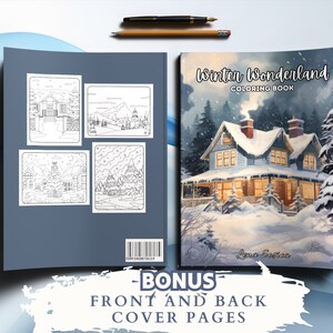 Winter Wonderland Coloring Book: A Whimsical Journey Through Snowy