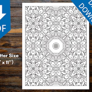 Intricate Mandalas Coloring Book: Mindful Creations for Stress Relief and Relaxation