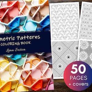 Geometric Patterns Coloring Book: Patterns for Stress Relief and Relaxation (Printable Pages)