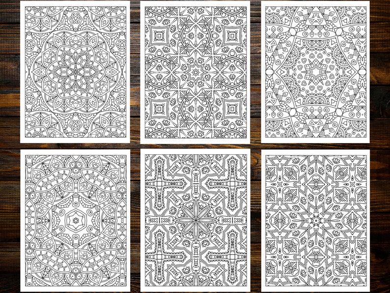 Intricate Mandalas Coloring Book: Mindful Creations for Stress Relief and Relaxation