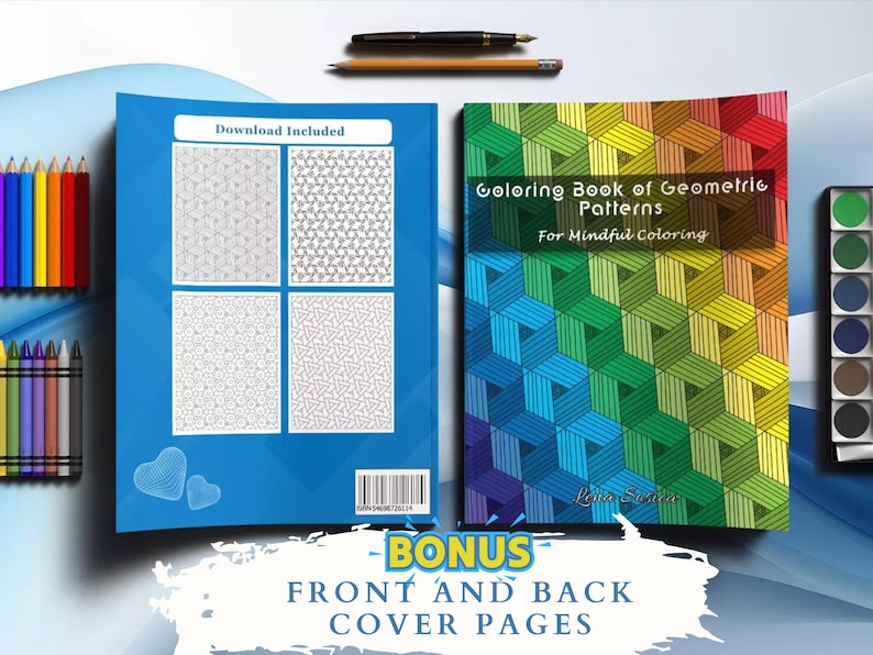 Coloring Book of Geometric Patterns: For Mindful Coloring – A Journey into Geometric Wonder