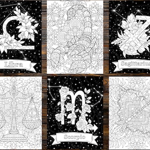 Zodiac Coloring Book: Where Colors and Astrology Unite to Awaken Your Inner Artist and Unleash Your Personal Power