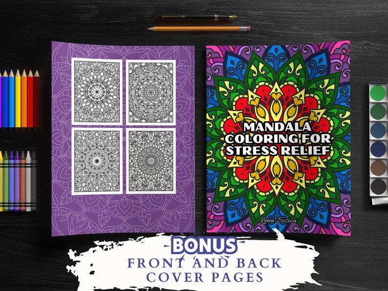 Mandala Coloring for Stress Relief: Finding Inner Peace Through Art (Printable Pages)
