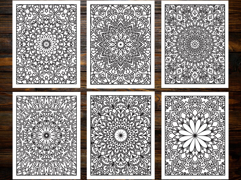 Mandala Coloring for Stress Relief: Finding Inner Peace Through Art (Printable Pages)