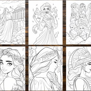 Greek Goddesses Coloring Book: The Women of Mount Olympus in a World of Color