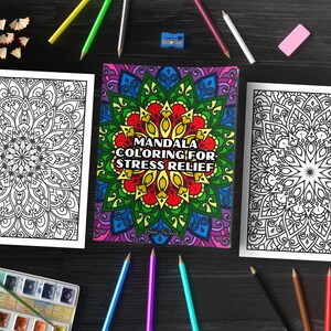Mandala Coloring for Stress Relief: Finding Inner Peace Through Art (Printable Pages)