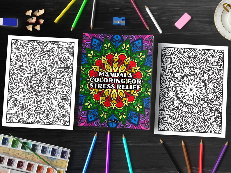 Mandala Coloring for Stress Relief: Finding Inner Peace Through Art (Printable Pages)