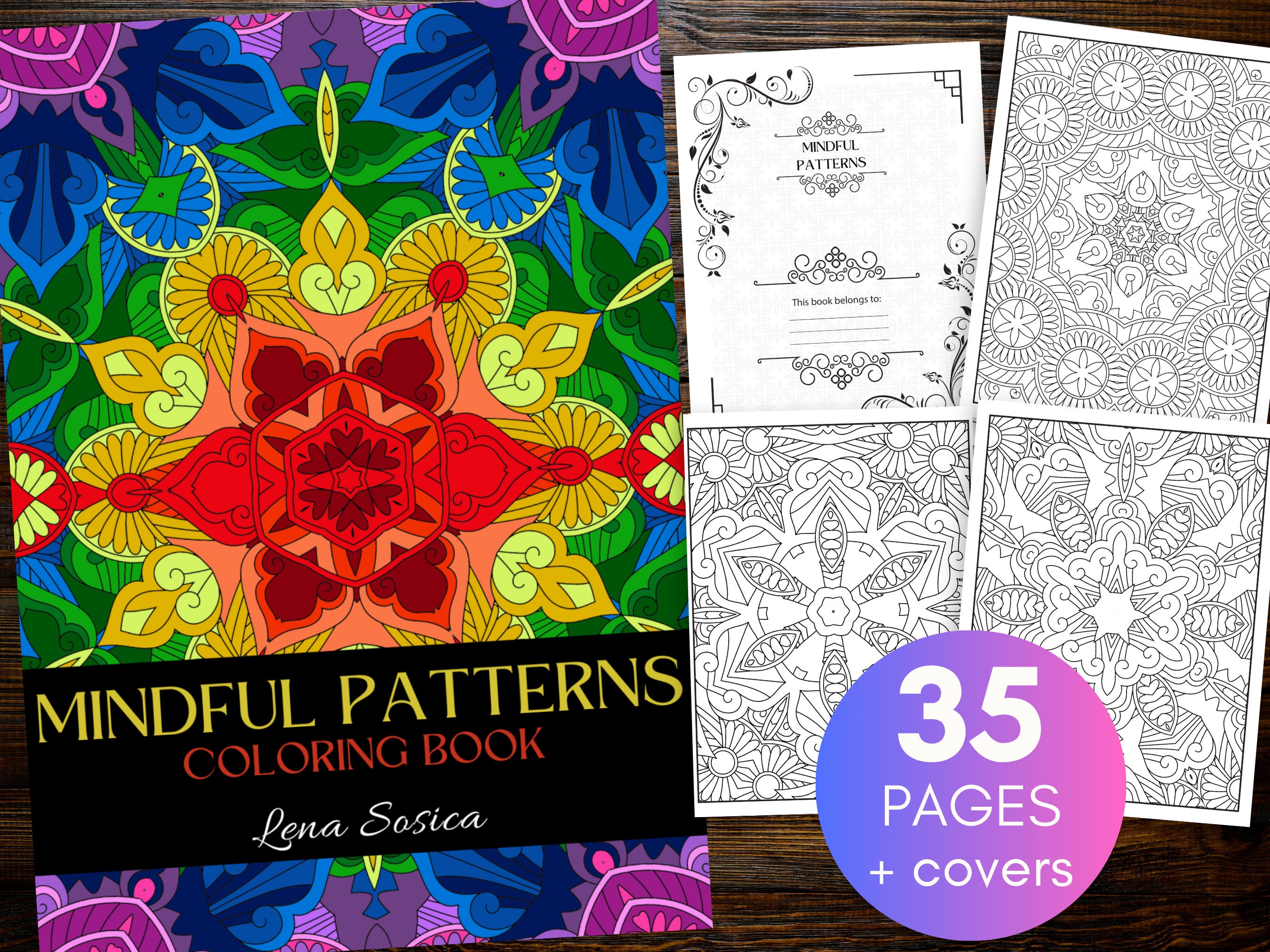 Mindful Patterns Coloring Book: A Soothing Collection of Relaxing ...