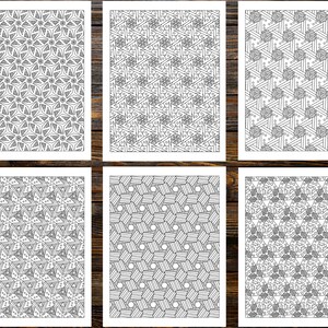 Coloring Book of Geometric Patterns: For Mindful Coloring – A Journey into Geometric Wonder