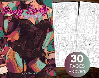 Libro da colorare di donne sexy: un viaggio sensuale di espressione artistica (pagine stampabili)