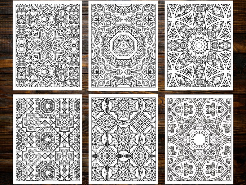 Intricate Mandalas Coloring Book: Mindful Creations for Stress Relief and Relaxation