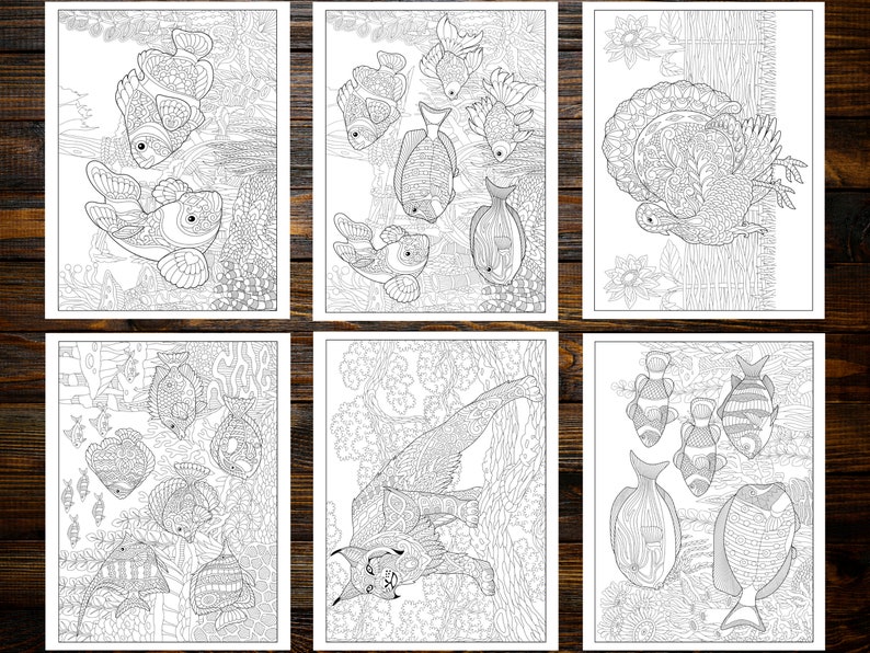Amazing Animals Coloring Book: Explore the World of Mandala Pattered Animals for Stress Relief and Relaxation