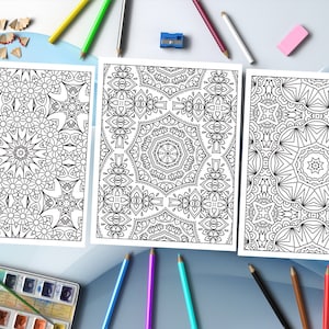 Intricate Mandalas Coloring Book: Mindful Creations for Stress Relief and Relaxation