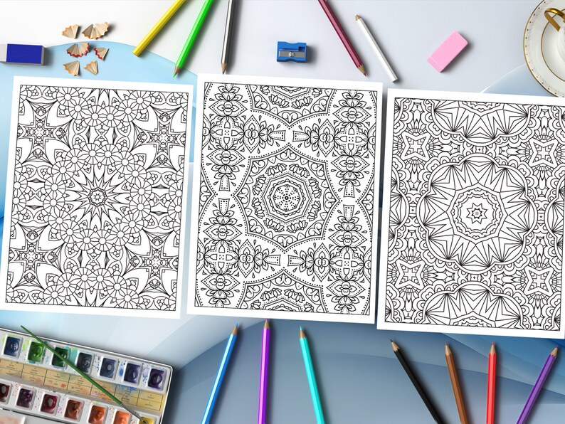 Intricate Mandalas Coloring Book: Mindful Creations for Stress Relief and Relaxation