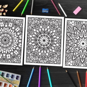 Mandala Coloring for Stress Relief: Finding Inner Peace Through Art (Printable Pages)