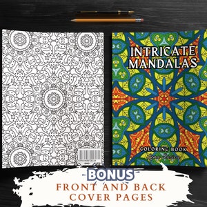 Intricate Mandalas Coloring Book: Mindful Creations for Stress Relief and Relaxation