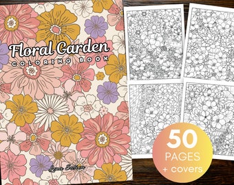 Livre de coloriage jardin floral : une escapade botanique pour les esprits créatifs (pages à imprimer)