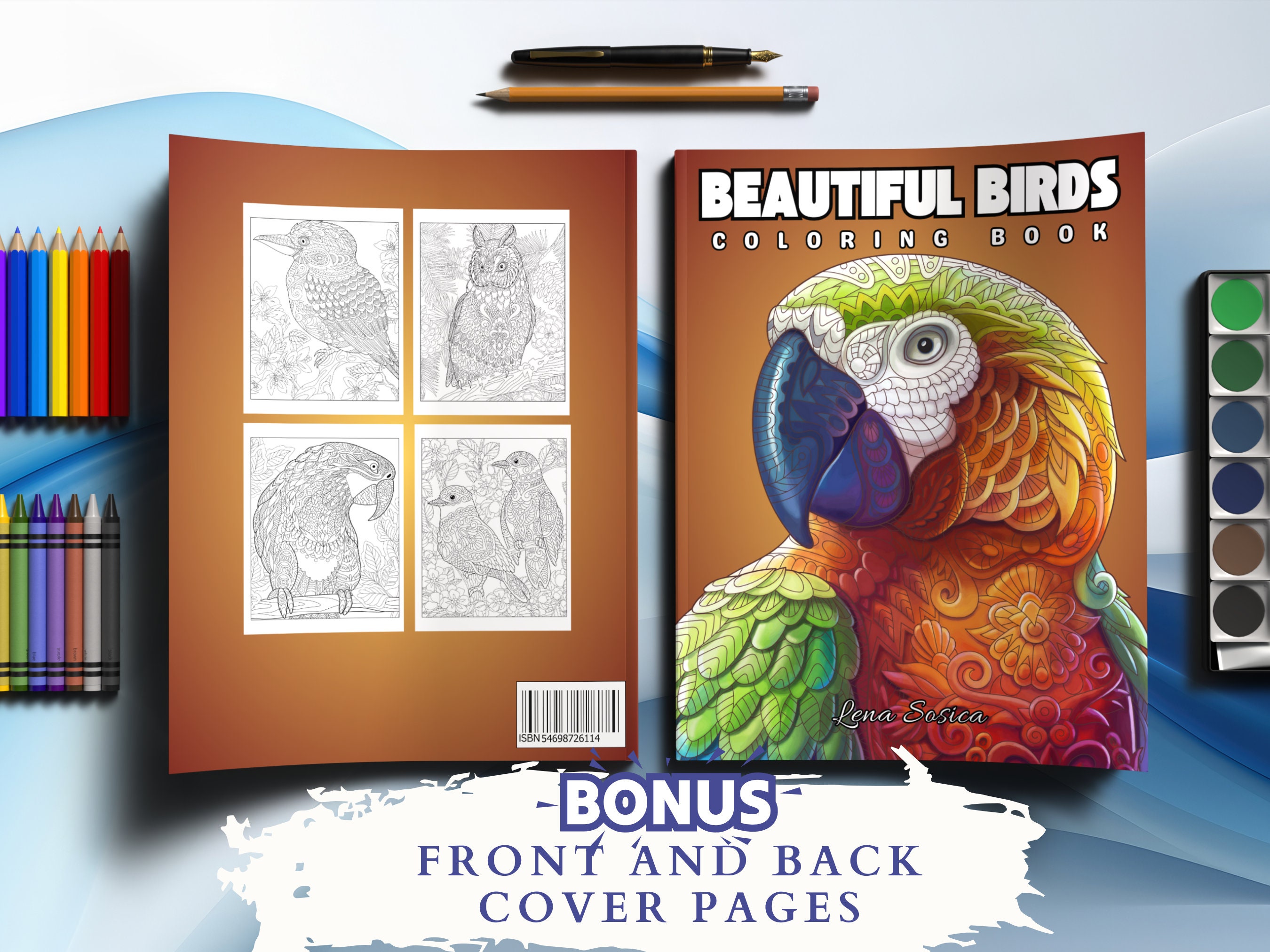 Beautiful Birds Coloring Book: Explore the Mesmerizing World of Mandala ...