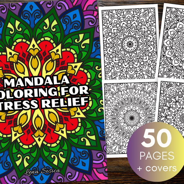 Mandala Coloring for Stress Relief: Finding Inner Peace Through Art (Printable Pages)