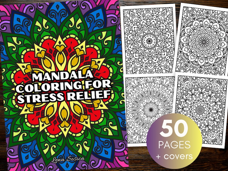 Mandala Coloring for Stress Relief: Finding Inner Peace Through Art (Printable Pages)