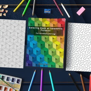 Coloring Book of Geometric Patterns: For Mindful Coloring – A Journey into Geometric Wonder