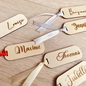 Marque-place personnalisé pour mariage et événements - Prénom gravé - Décoration élégante pour vos invités - Idée cadeau originale et chic