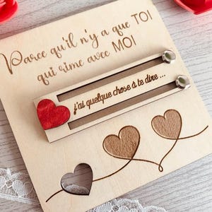 Carte glissière "Veux-tu m'épouser ?" - Demande en mariage unique - Cadeau romantique à offrir - Demande surprise mariage