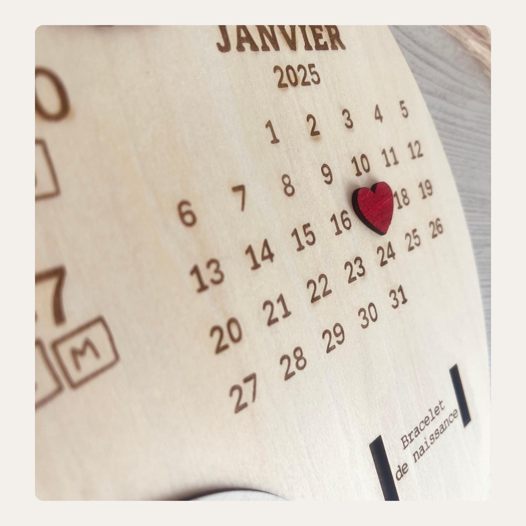 Personalized Wooden Birth Sign With Photo – Original Baby Gift ...