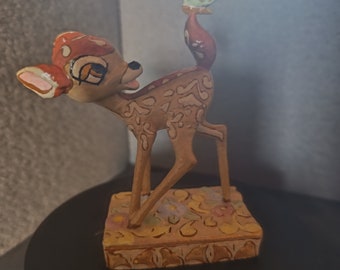 Bambi Hand Painted Character Toy Puppet Action Figure Gift Party Favor Bust Figure Figurine