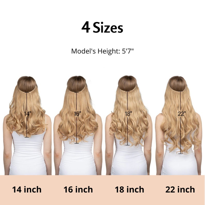 Halo Hair Extensions Invisible Wire Hair Extensions Hair - Etsy