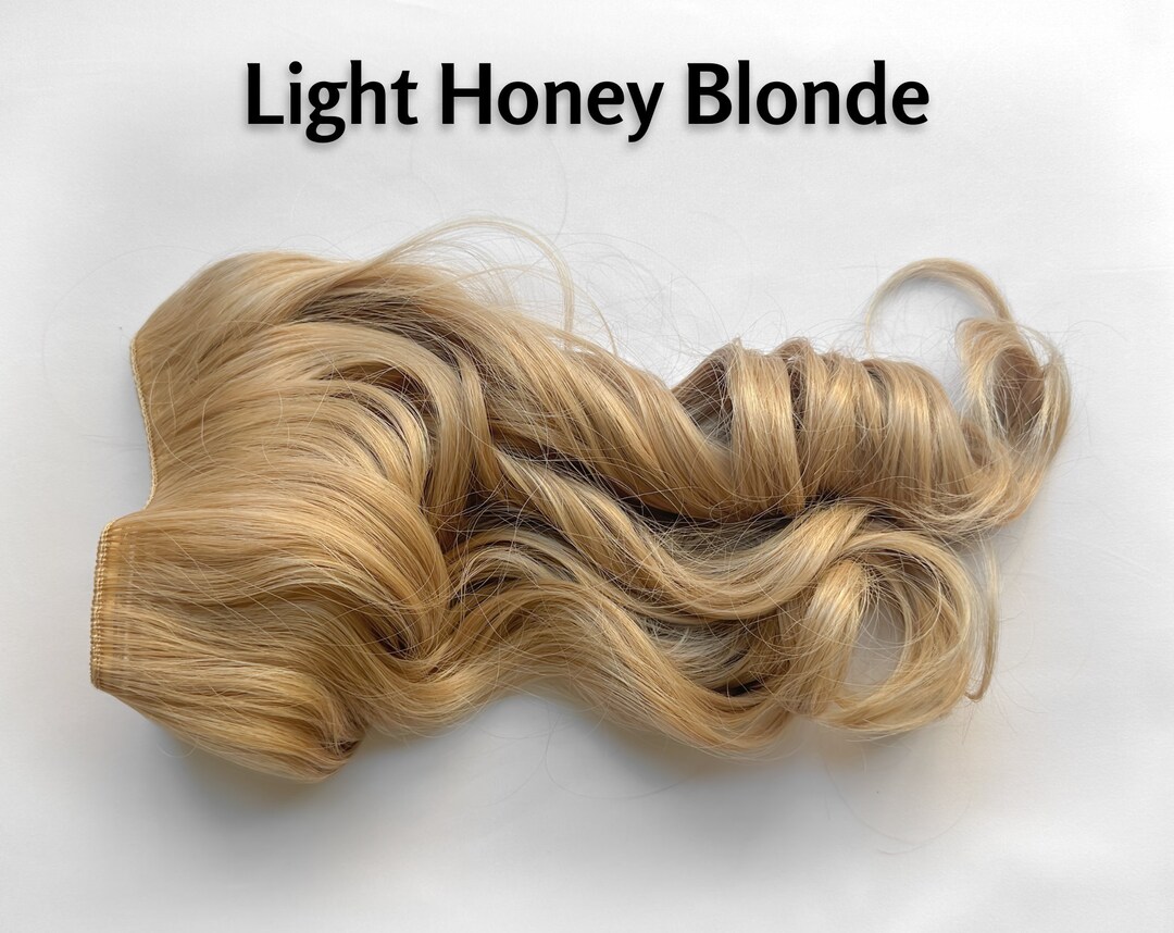 Halo Hair Extensions Light Honey Blonde Hair Extensions Wavy - Etsy