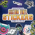Custom Vinyl Stickers-Decals-labels - Your Image, Logo, Photo, Selfie, or Design Die-Cut to Any Shape - for Business or Fun!