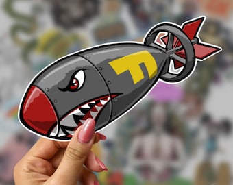WW2 F-Bomb Vinyl Sticker – Retro Military Decal