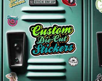 Custom Die-Cut Vinyl Stickers: Personalized Waterproof Decals