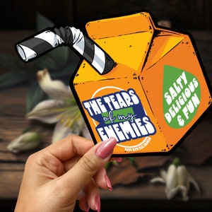 The Tears of my Enemies - grappige spatwaterdichte premium vinyl sticker/sticker voor een laptop, map, planner, dagboek, waterfles of lunchbox