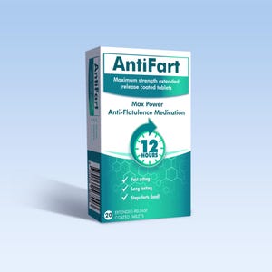 Personlig Anti-Fart Tablettlåda - Rolig - Skämt - Prank - Nyhet - Gaggåva - Hemlig Tomte