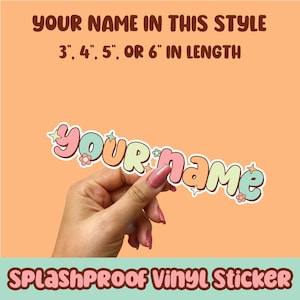 Custom Vinyl Die-Cut Splashproof Premium Matte or Glossy Vinyl Sticker - Bike, Scooter, Helmet, Laptop, lunch box, water bottle, Retro Decal