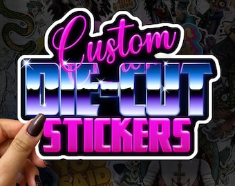Custom Vinyl Stickers: Die-Cut Waterproof Decals, Business Logos & Photos for Cars, laptops, Water bottles etc.