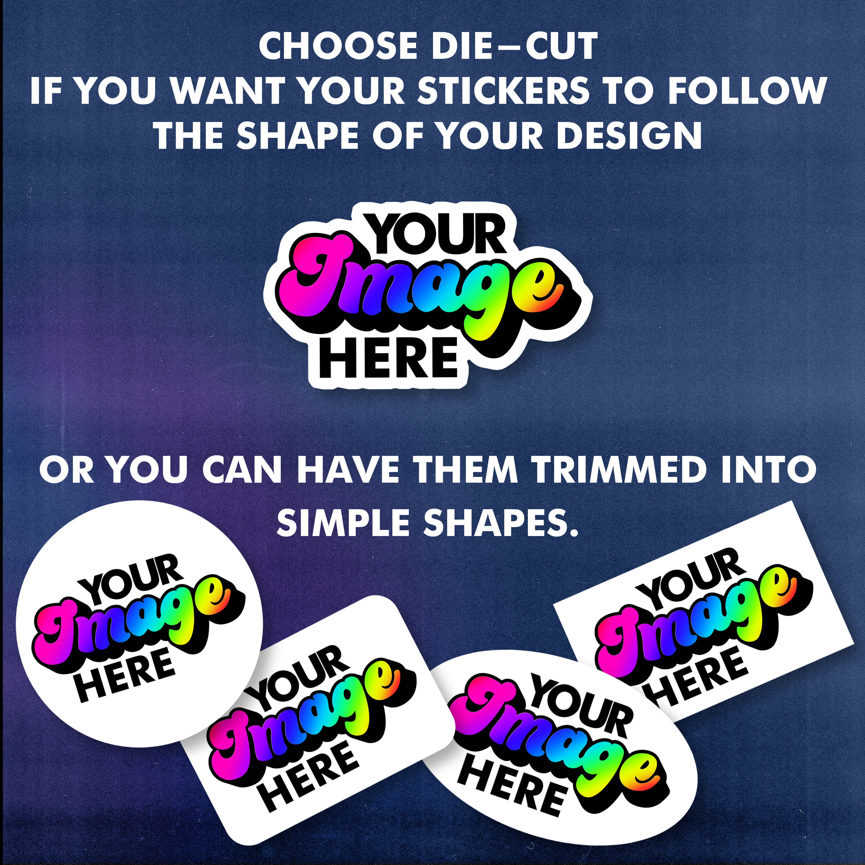 Custom Die Cut Vinyl Stickers: Personalized Waterproof Decals - Etsy UK