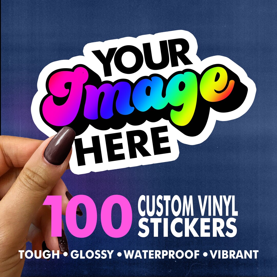 Custom Die Cut Vinyl Stickers: Personalized Waterproof Decals - Etsy UK