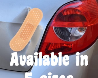 Band-Aid Car Bumper Sticker: Rust Prevention Vinyl Decal