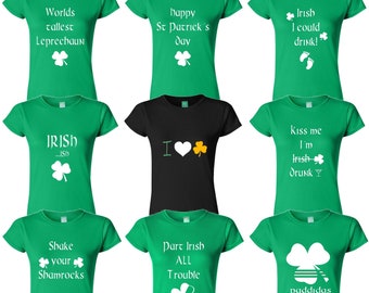 Irish St. Patricks Day T-Shirts - Various Saint Patricks Day Shirts - Unisex and Womens