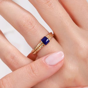 Gouden emailring: gecertificeerd 10K 14K 18K echt goud