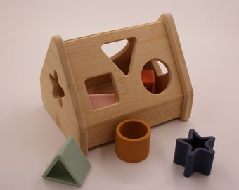 Steckspiel | Steckhaus | Montessori | Lernspiel | Puzzle