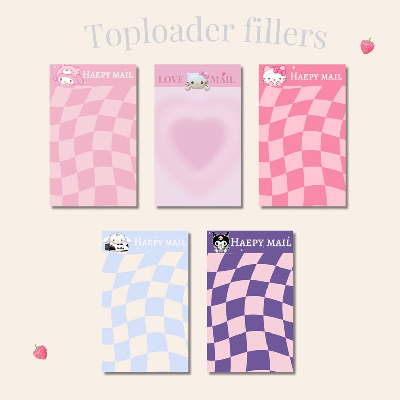 Toploader Fillers/insert Kpop Photocard Etsy