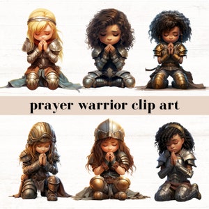 Kleine Gebetskrieger, Kinderrüstung Gottes Clip Art, Volle Rüstung Gottes PNGs, Epheser 6, kommerzielle Nutzung, Kindergebet Clipart