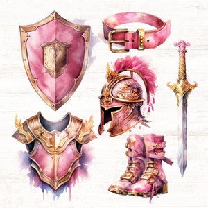 Armor of God-illustraties, volledige wapenrusting van God PNG's, Efeziërs 6, christelijke PNG, digitale download, commercieel gebruik, gebed clipart